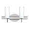 Besa Lighting Copa 3 Vanity, Opal Matte, Satin Nickel Finish, 2x40W Halogen 2SW-440307-SN - alternate 1